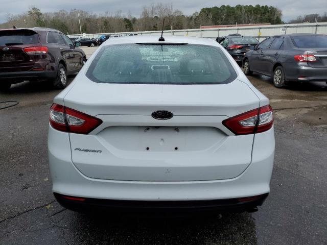 3FA6P0G75FR142156 - 2015 FORD FUSION S WHITE photo 6