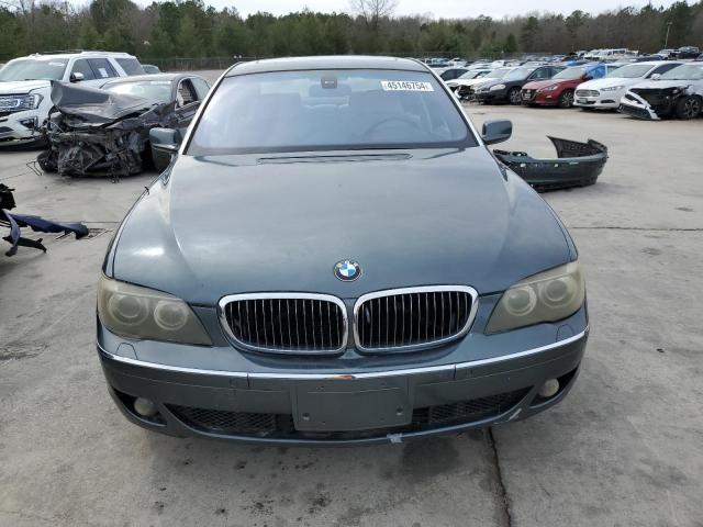 WBAHN83537DT76797 - 2007 BMW 750 GRAY photo 5