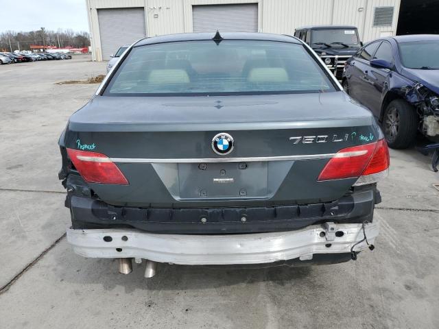 WBAHN83537DT76797 - 2007 BMW 750 GRAY photo 6