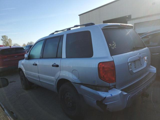 2HKYF18673H529811 - 2003 HONDA PILOT EXL SILVER photo 2