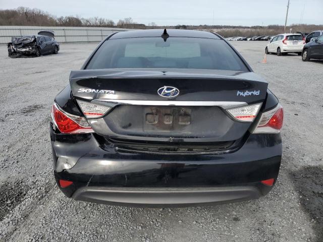 KMHEC4A49BA004983 - 2011 HYUNDAI SONATA HYBRID BLACK photo 6