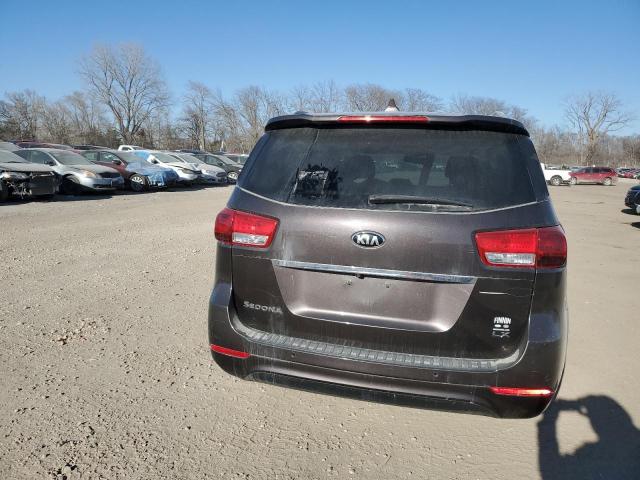 KNDMB5C16G6120132 - 2016 KIA SEDONA LX BROWN photo 6