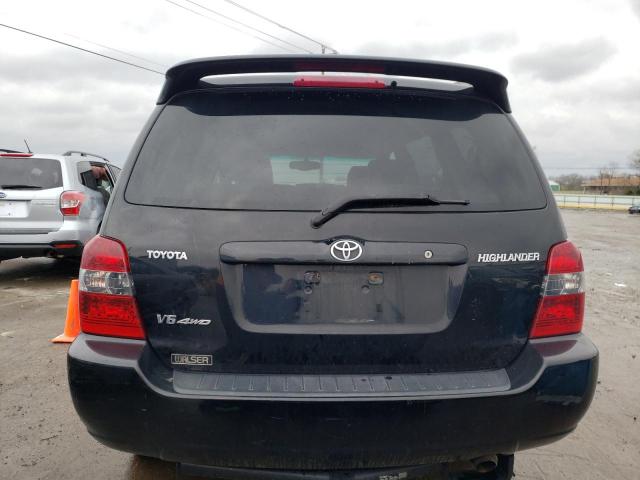 JTEEP21A460150766 - 2006 TOYOTA HIGHLANDER LIMITED BLACK photo 6