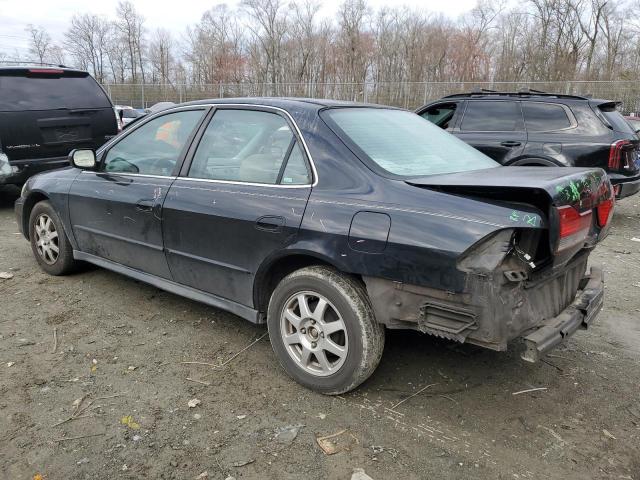 1HGCG56752A105481 - 2002 HONDA ACCORD SE BLACK photo 2