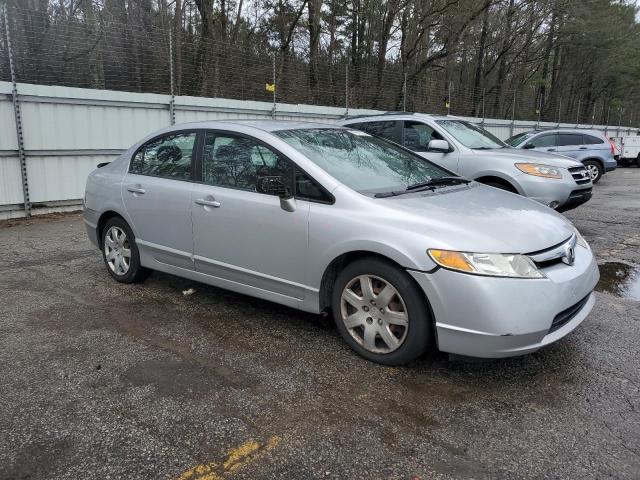 1HGFA16567L137535 - 2007 HONDA CIVIC LX SILVER photo 4