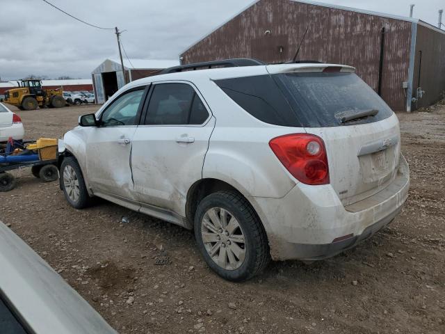 2CNFLNEC5B6477286 - 2011 CHEVROLET EQUINOX LT WHITE photo 2