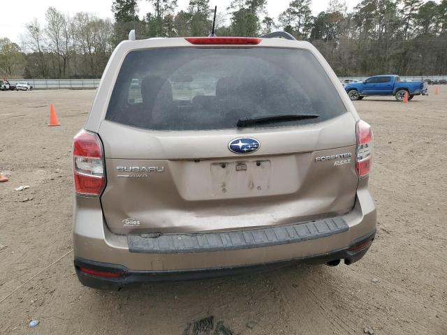 JF2SJADC9EH423203 - 2014 SUBARU FORESTER 2.5I PREMIUM TAN photo 6