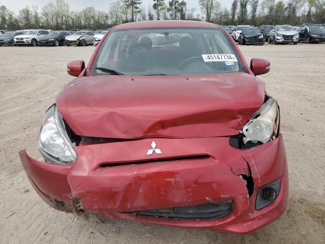 ML32A4HJ4FH043876 - 2015 MITSUBISHI MIRAGE ES RED photo 5