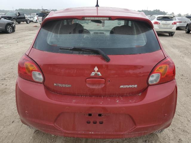 ML32A4HJ4FH043876 - 2015 MITSUBISHI MIRAGE ES RED photo 6