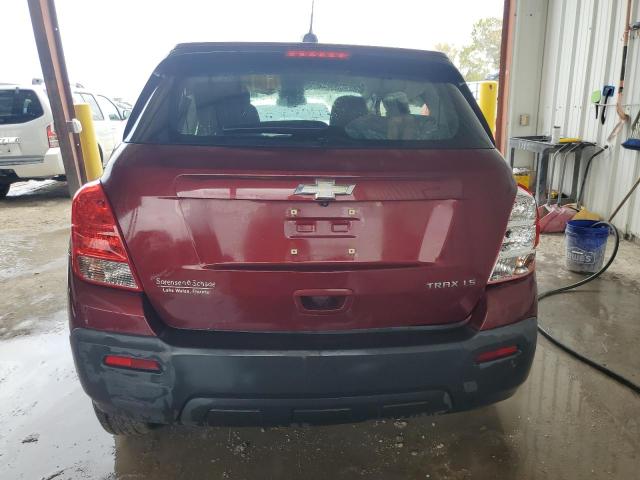 3GNCJKSB1GL271352 - 2016 CHEVROLET TRAX LS BURGUNDY photo 6