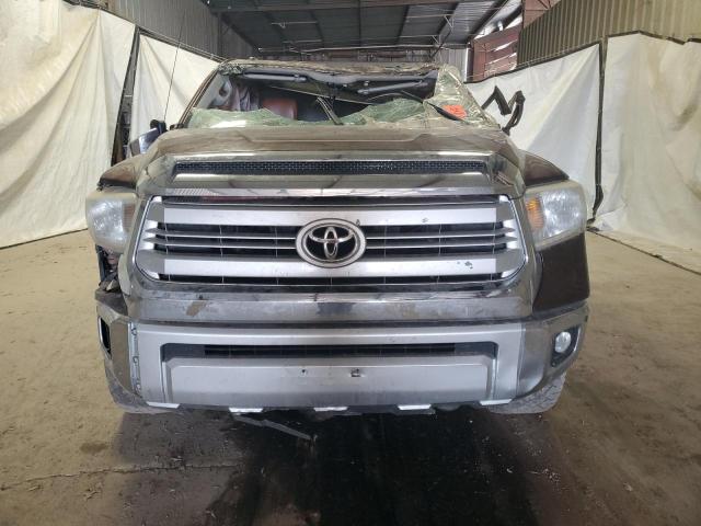 5TFAW5F19EX385671 - 2014 TOYOTA TUNDRA CREWMAX PLATINUM 棕色 照片 5
