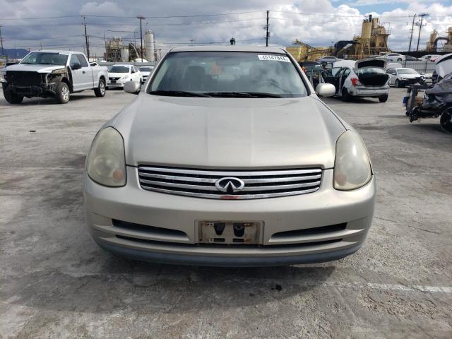 JNKCV51E93M015078 - 2003 INFINITI G35 SILVER photo 5