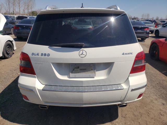 WDCGG8HB5BF669034 - 2011 MERCEDES-BENZ GLK 350 4MATIC WHITE photo 6