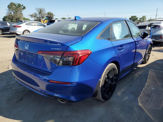 2HGFE2F55NH597810 - 2022 HONDA CIVIC SPORT 蓝色 照片 3