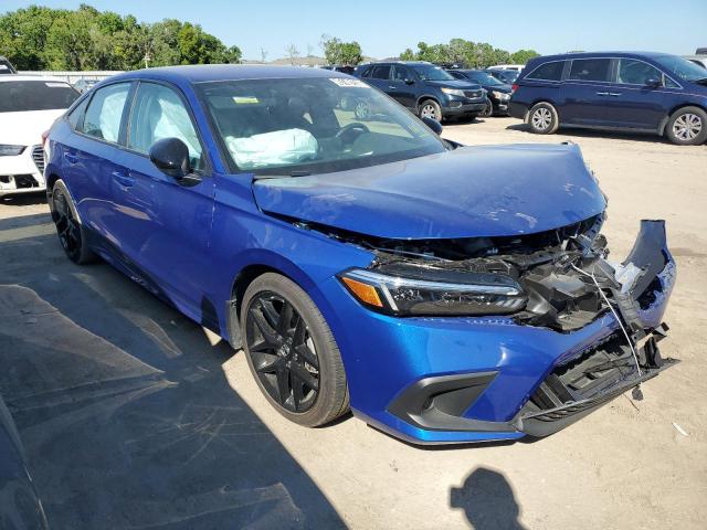 2HGFE2F55NH597810 - 2022 HONDA CIVIC SPORT 蓝色 照片 4