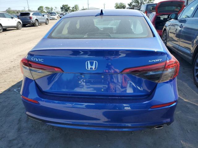 2HGFE2F55NH597810 - 2022 HONDA CIVIC SPORT 蓝色 照片 6