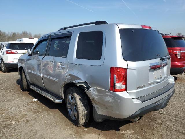 5FNYF4H57DB031925 - 2013 HONDA PILOT EXL SILVER photo 2