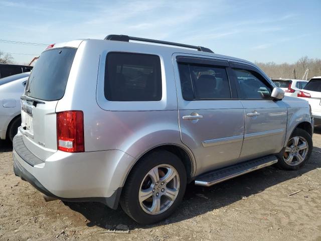 5FNYF4H57DB031925 - 2013 HONDA PILOT EXL SILVER photo 3