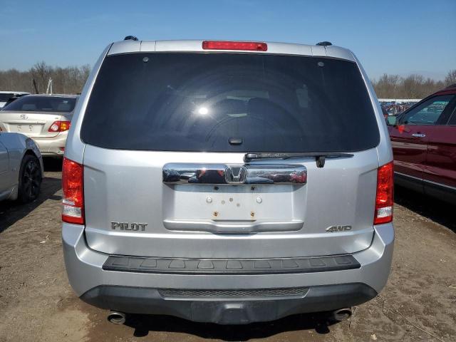 5FNYF4H57DB031925 - 2013 HONDA PILOT EXL SILVER photo 6