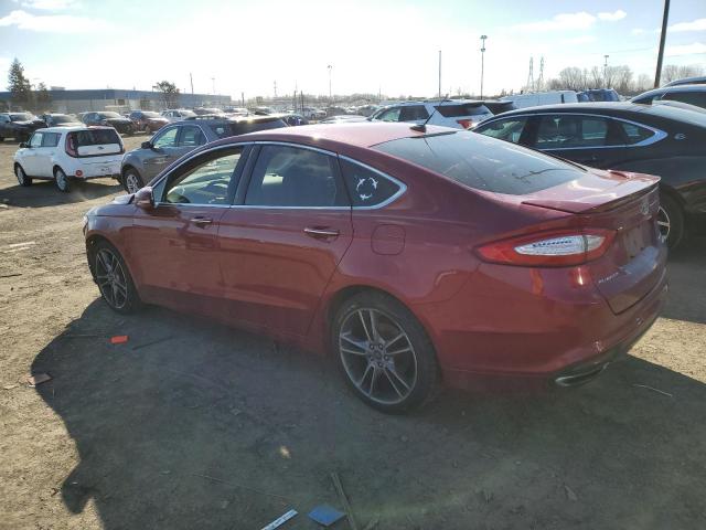 3FA6P0K98GR289663 - 2016 FORD FUSION TITANIUM BURGUNDY photo 2