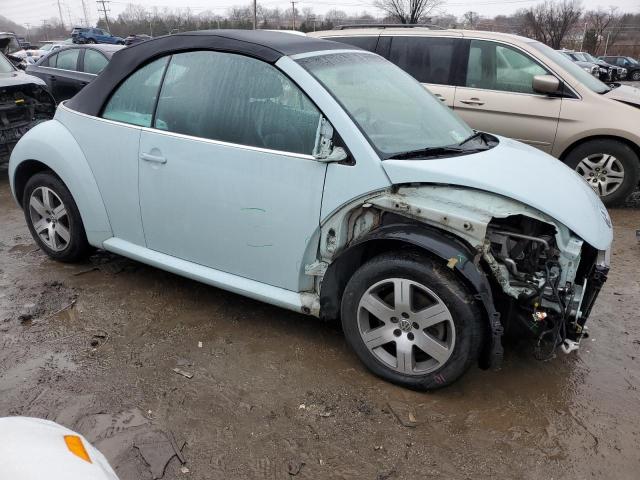 3VWRF31Y56M325015 - 2006 VOLKSWAGEN NEW BEETLE CONVERTIBLE OPTION PACKAGE 1 TURQUOISE photo 4