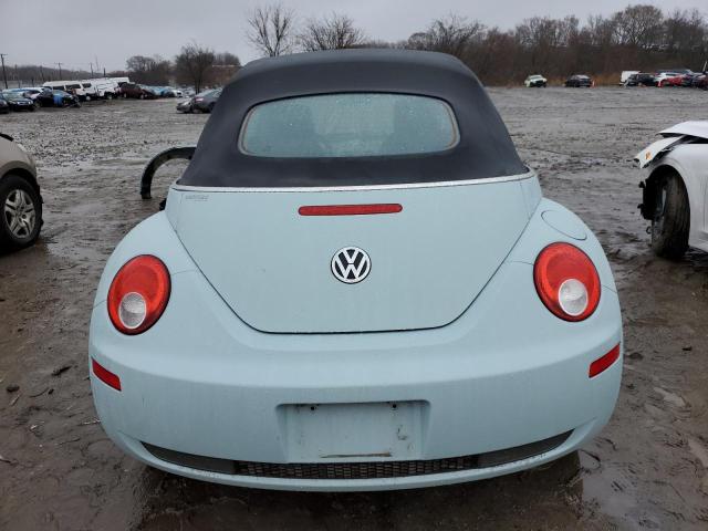 3VWRF31Y56M325015 - 2006 VOLKSWAGEN NEW BEETLE CONVERTIBLE OPTION PACKAGE 1 TURQUOISE photo 6