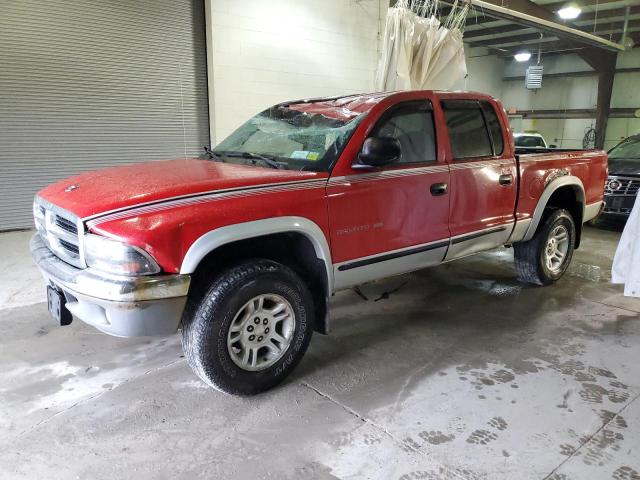 1B7GG2AN21S172262 - 2001 DODGE DAKOTA QUAD RED photo 1