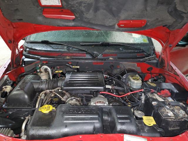 1B7GG2AN21S172262 - 2001 DODGE DAKOTA QUAD RED photo 11