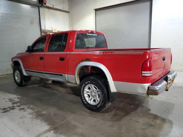 1B7GG2AN21S172262 - 2001 DODGE DAKOTA QUAD RED photo 2