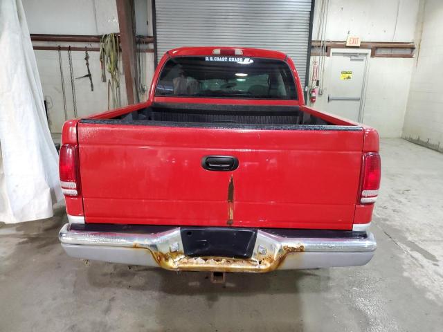 1B7GG2AN21S172262 - 2001 DODGE DAKOTA QUAD RED photo 6