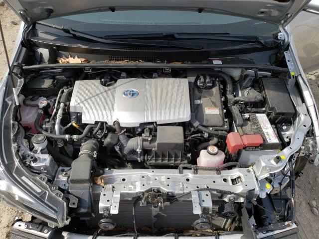 JTDL9MFU8N3032141 - 2022 TOYOTA PRIUS LE SILVER photo 11