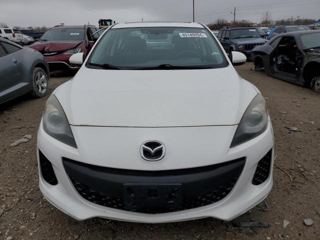 JM1BL1W82C1612296 - 2012 MAZDA 3 I WHITE photo 5