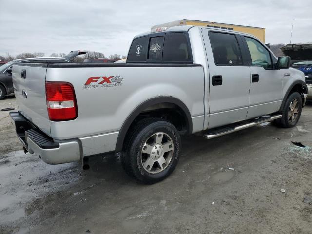 1FTPW14575FA84671 - 2005 FORD F150 SUPERCREW SILVER photo 3