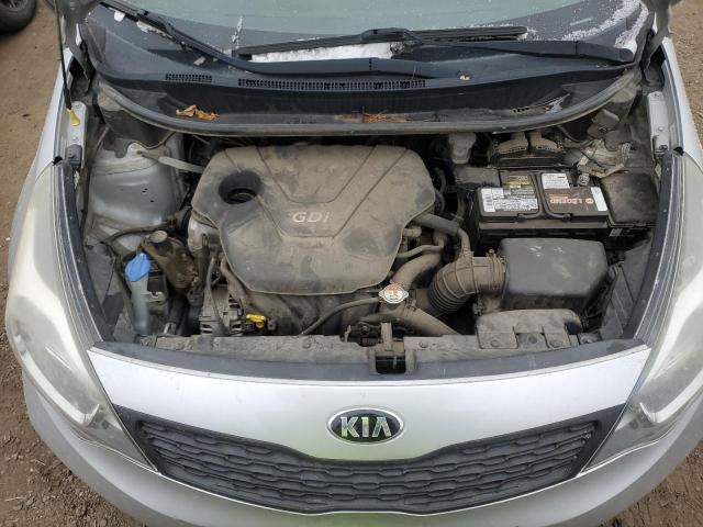 KNADM4A3XE6388118 - 2014 KIA RIO LX SILVER photo 11