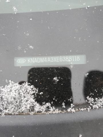 KNADM4A3XE6388118 - 2014 KIA RIO LX SILVER photo 12