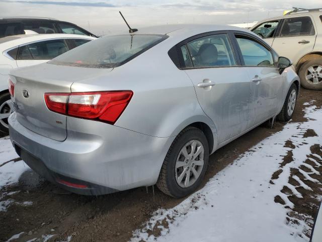 KNADM4A3XE6388118 - 2014 KIA RIO LX SILVER photo 3