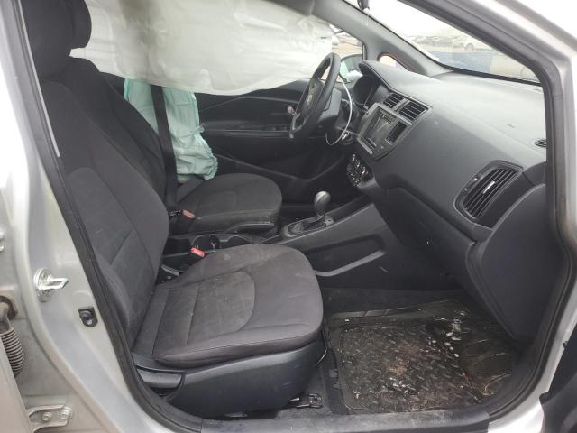 KNADM4A3XE6388118 - 2014 KIA RIO LX SILVER photo 7