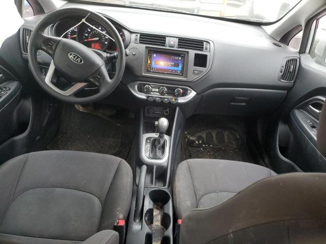 KNADM4A3XE6388118 - 2014 KIA RIO LX SILVER photo 8
