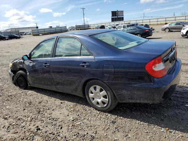 4T1BE32K92U636773 - 2002 TOYOTA CAMRY LE BLUE photo 2