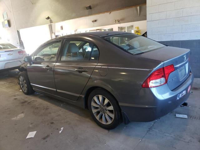 2HGFA16959H530266 - 2009 HONDA CIVIC EXL GRAY photo 2