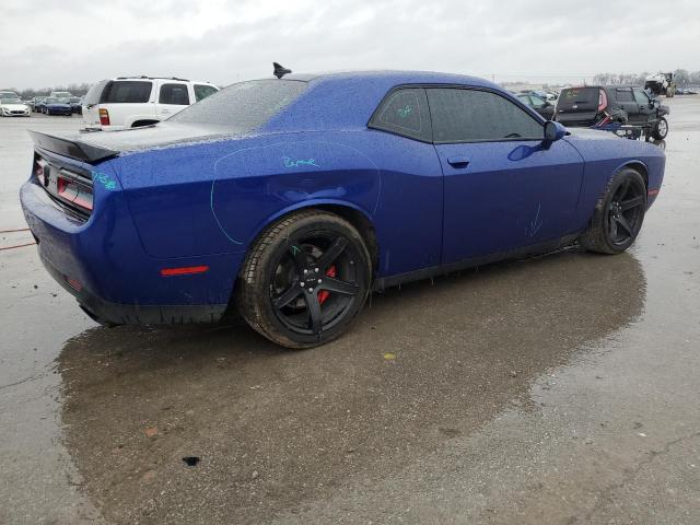 2C3CDZC92LH198231 - 2020 DODGE CHALLENGER SRT HELLCAT BLUE photo 3