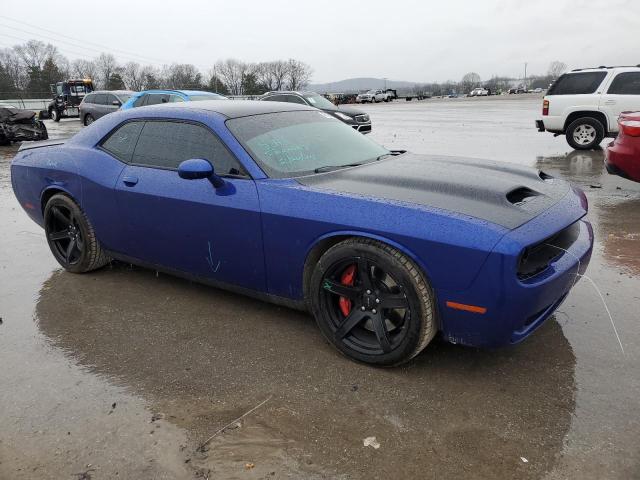 2C3CDZC92LH198231 - 2020 DODGE CHALLENGER SRT HELLCAT BLUE photo 4