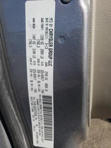 2C4RC1BG0DR755286 - 2013 CHRYSLER TOWN & COU TOURING ვერცხლისფერი ფოტო 13