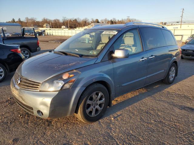 5N1BV28U79N105711 - 2009 NISSAN QUEST S BLUE photo 1