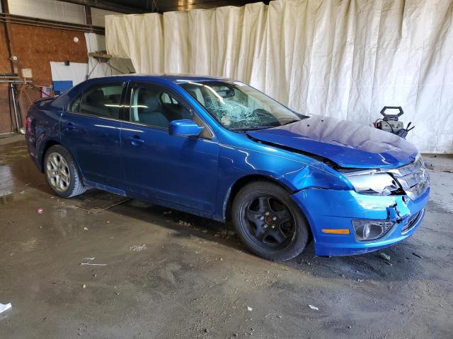 3FAHP0HA2BR194230 - 2011 FORD FUSION SE BLUE photo 4