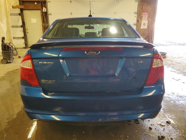 3FAHP0HA2BR194230 - 2011 FORD FUSION SE BLUE photo 6