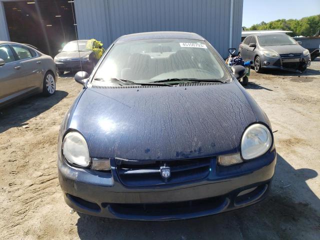 1B3ES26C82D556941 - 2002 DODGE NEON BLUE photo 5