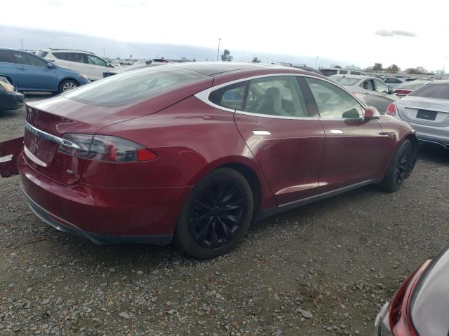 5YJSA1DN3CFS00961 - 2012 TESLA MODEL S Tünd qırmızı foto 3