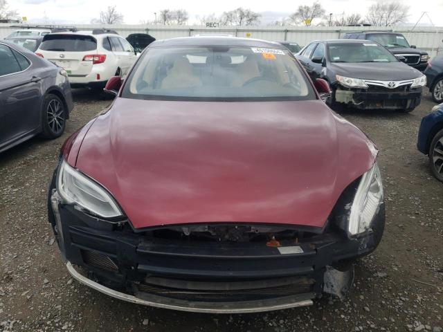 5YJSA1DN3CFS00961 - 2012 TESLA MODEL S Tünd qırmızı foto 5
