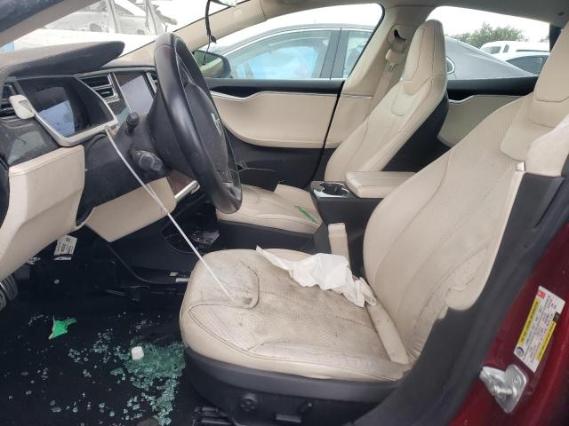 5YJSA1DN3CFS00961 - 2012 TESLA MODEL S Tünd qırmızı foto 7